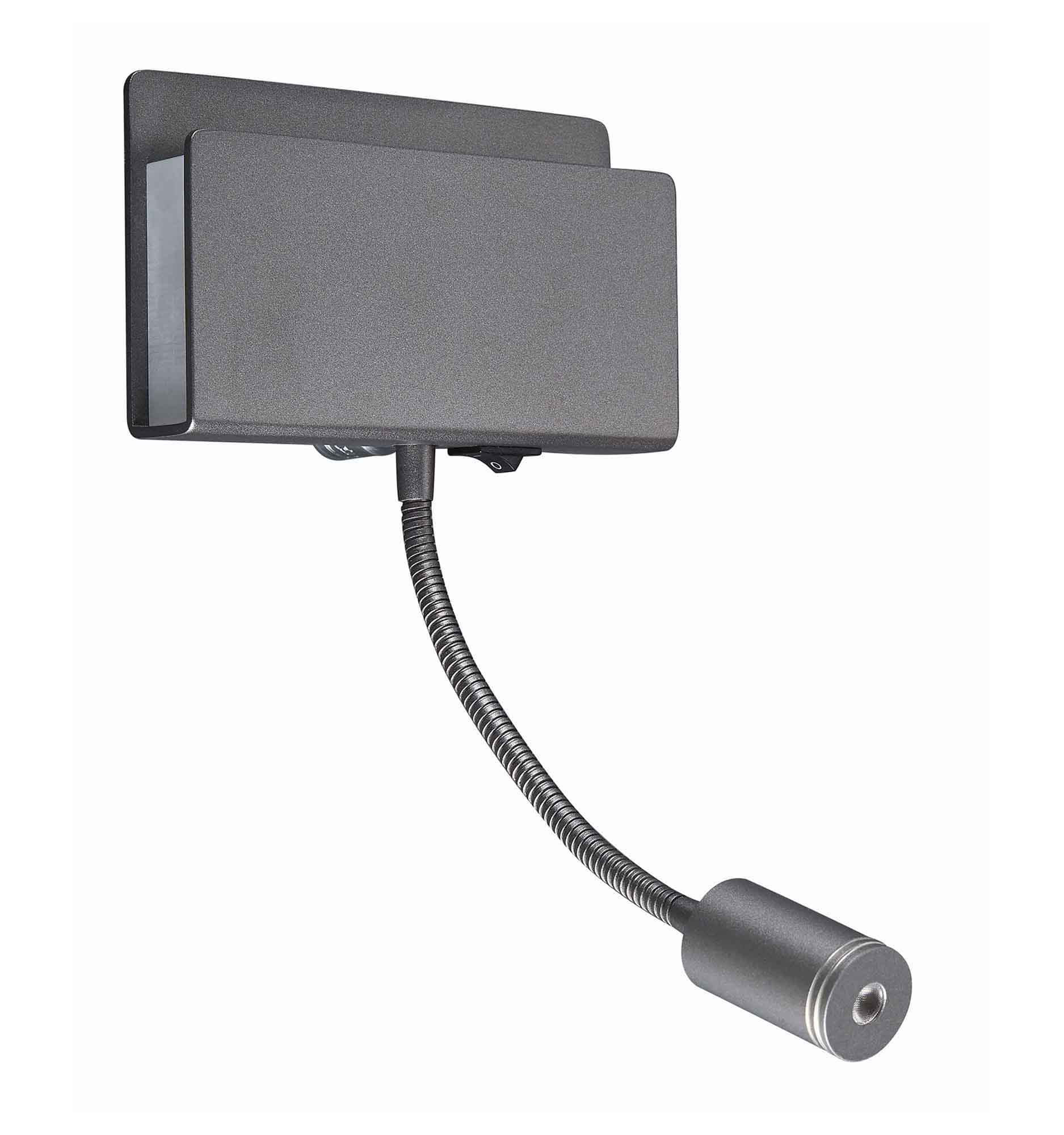 M5714  Cabarete Wall Light 3W LED Matt Black